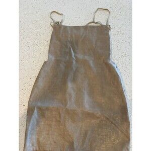 Fashion Nova Beige Mini Dress Animal Print Faux Reptile Skin Texture Size L